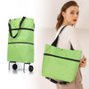 Cargar imagen en el visor de la galería, Folding Shopping Carts Reusable Shopping Bags with Wheels