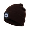 Cargar imagen en el visor de la galería, Sombrero de punto con LED -LED Knit Hat Button Cell Type Knitted Hat With Light Glowing
