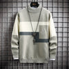 Cargar imagen en el visor de la galería, Sweater Men&#39;s Thickened Mink Velvet Loose Knit  Mid-neck
