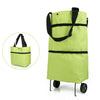 Cargar imagen en el visor de la galería, Folding Shopping Carts Reusable Shopping Bags with Wheels