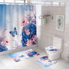 Conjunto de baño de poliéster impermeable con impresión digital-Digital Printing Waterproof Polyester Bathroom