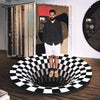 Cargar imagen en el visor de la galería, Alfombra de ilusión de vórtice 3D -3D Vortex Illusion Carpet Optical Carpet Floor Mat