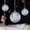 Cargar imagen en el visor de la galería, Caja de 6 globos para arbol de Navidad-Christmas ball boxed painted ball ornament set hanging 6pcs