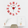 Acrylic Luminous Wall Clock Punch-free Wall Sticker