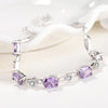 S925 sterling silver dreamy purple star bracelet