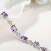 S925 sterling silver dreamy purple star bracelet