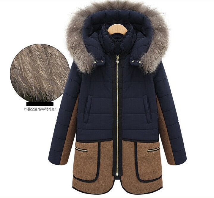 Abrigo acolchado con capucha y corte slim- Slim  hooded padded coat