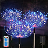 Cargar imagen en el visor de la galería, Lámpara solar de fuegos artificiales  -Solar Fireworks Lamp  Waterproof