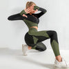 Cargar imagen en el visor de la galería, Conjunto de 3 piezas deportivo sin costuras para mujer-3PCS Yoga Set Seamless Sport Set Women Gym Clothing
