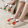 Zapatillas de casa de invierno  Alce-Christmas Shoes Winter Home Slippers Elk Soft Cozy Bedroom Slipper Slip On House Shoes