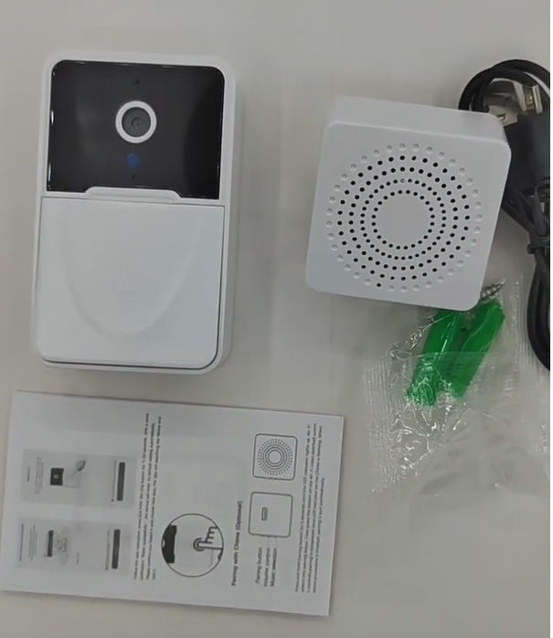 Nuevo Monitoreo remoto HD visión nocturna sonido cambiante puerta timbre-New Remote Monitoring HD Night Vision Sound Changing Door Smart Doorbell