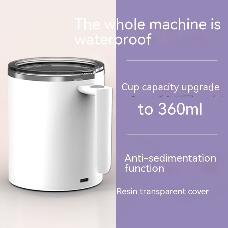 Taza de café mezcladora automática magnética inteligente portátil-Portable Smart Magnetic Automatic Mixing Coffee Cup Rechargeable Rotating Home Office Travel Stirring Cup