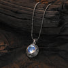 Cargar imagen en el visor de la galería, S925 Sterling Silver Vintage Cross Moonstone Necklace Women&#39;s High Sense Thailand Silver Pendant Personalized Jewelry