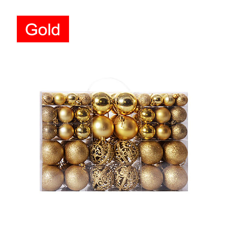 Caja de 100 globos decoracion Navidad-Christmas Matte Decorative Ball 100pcs