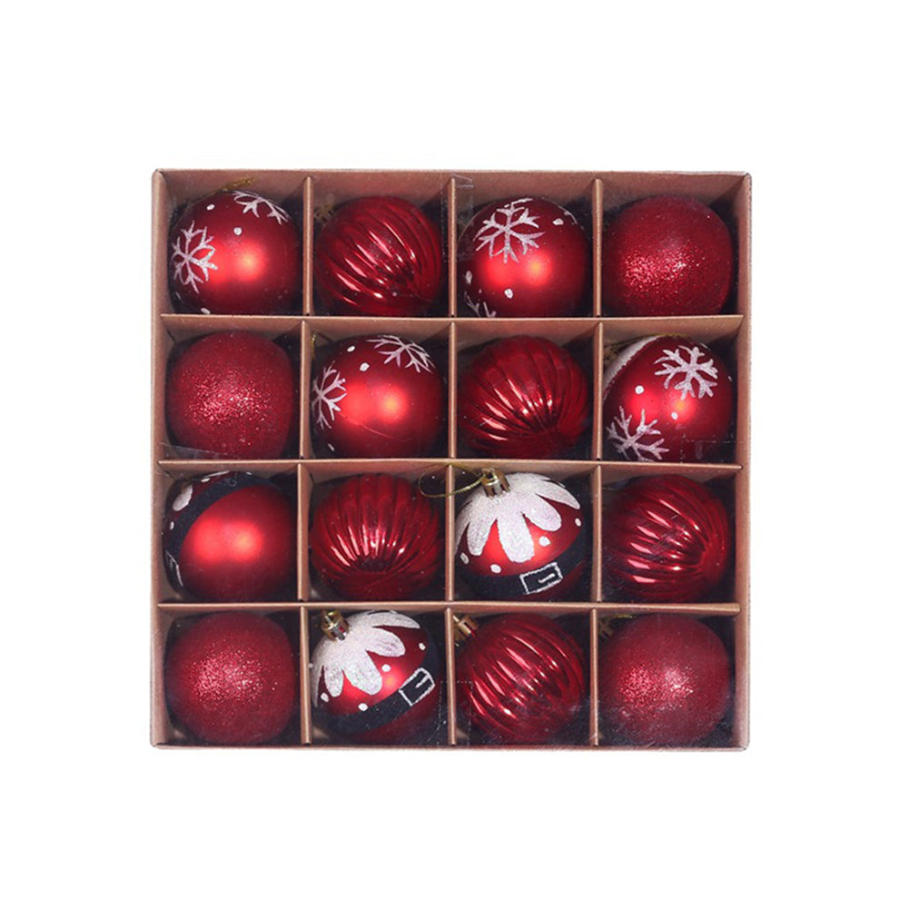 Cajas de globos decorativos Navidad diferentes tamaños-Ornament Christmas Tree Ball Decorations Xmas Ball Red Gold Silver  Blue Hanging Home Party Decor