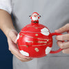 Cargar imagen en el visor de la galería, Taza de Ceramica -Christmas Gift  Ceramic Cup With Cover
