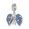Cargar imagen en el visor de la galería, Cuentas de la serie Blue Star Love Lock en plata de ley 925-Blue Star Love Lock Series Beads 925 Sterling Silver Pendant Bracelet DIY Accessories