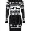Cargar imagen en el visor de la galería, Women&#39;s  Black Christmas Dress
