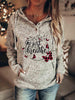 Jersey estampado navideño para Mujer-Women's Christmas Printed Sweater
