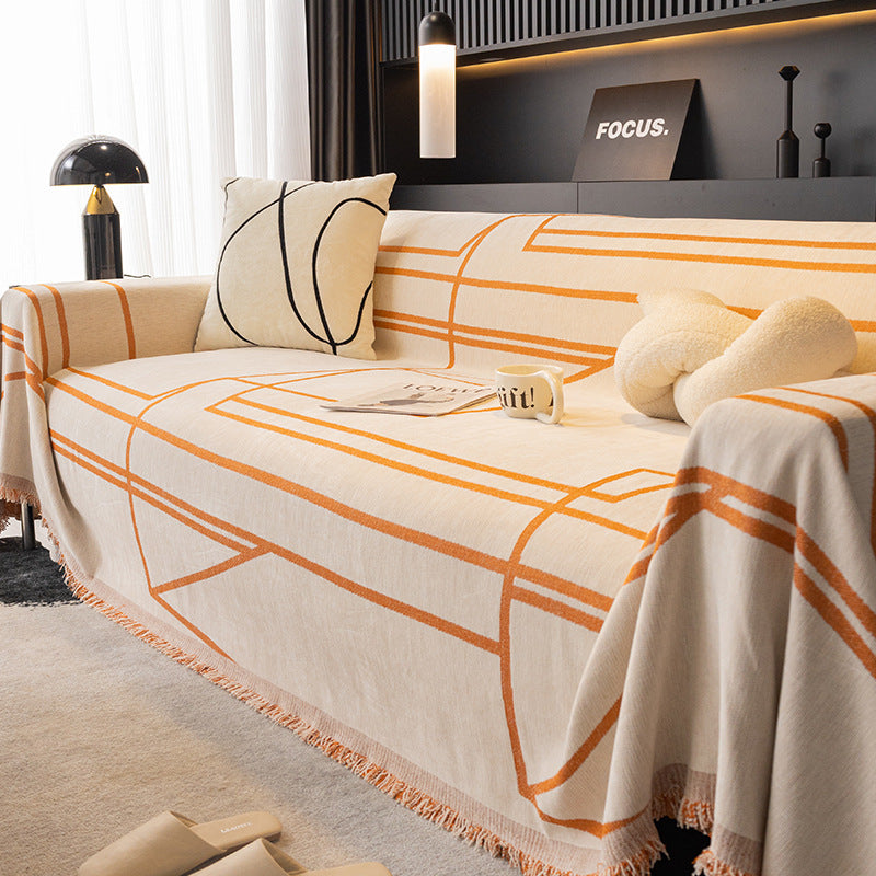 Funda de sofá de tela todo incluido a prueba de polvo-Sofa Cover Cloth All-inclusive Dustproof