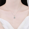 Moissanite Exquisite 925 Sterling Silver Necklace For Women