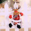 Colgantes decorativos navideños-Christmas Tree Accessories Fabric Little Doll Pendant