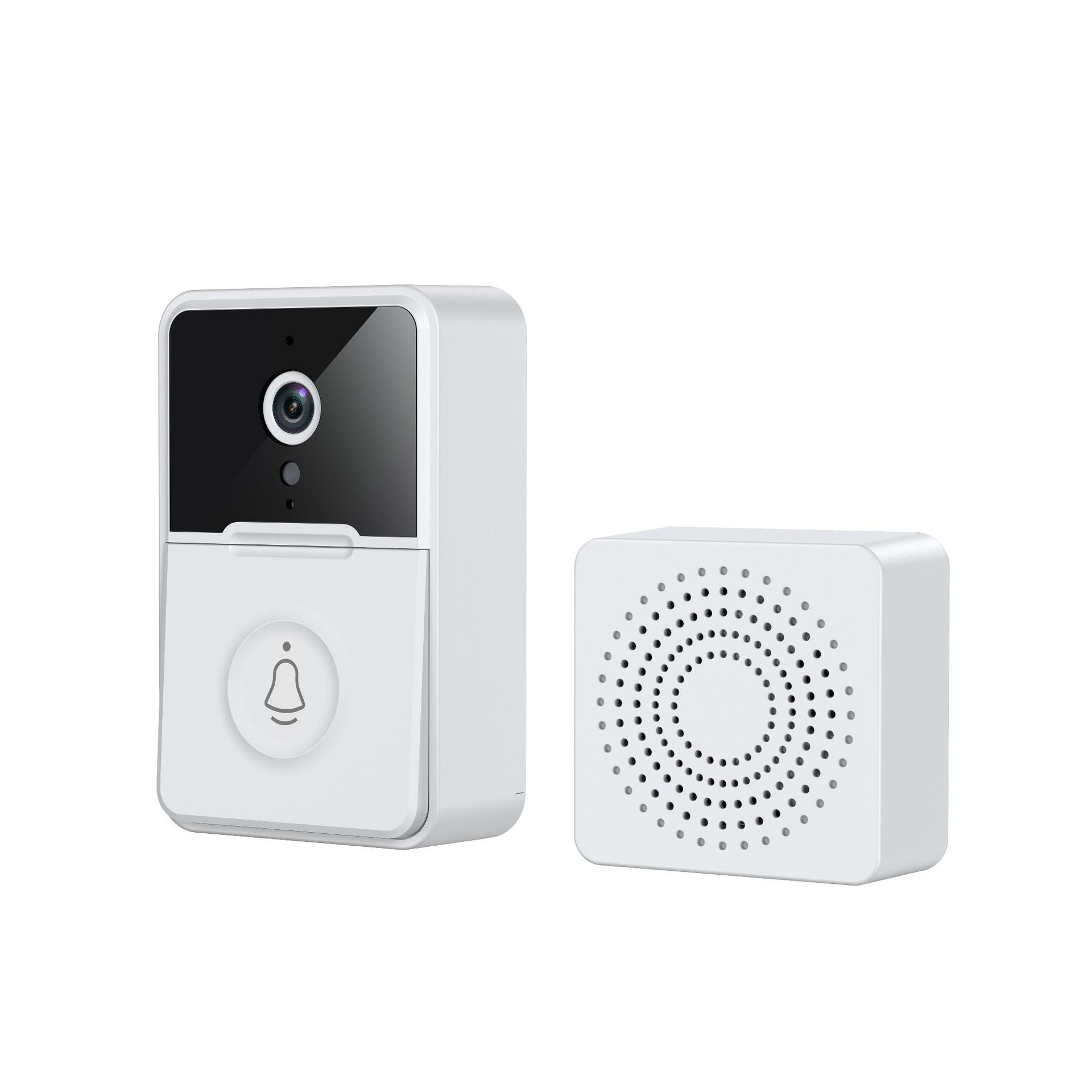 Nuevo Monitoreo remoto HD visión nocturna sonido cambiante puerta timbre-New Remote Monitoring HD Night Vision Sound Changing Door Smart Doorbell