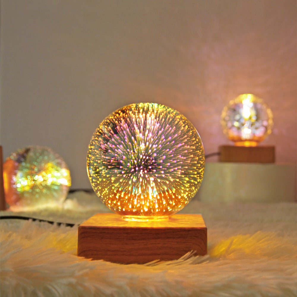 3D Lámpara decorativa fuegos artificiales USB- 3D Firework Crystals