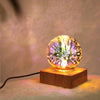Cargar imagen en el visor de la galería, 3D Lámpara decorativa fuegos artificiales USB- 3D Firework Crystals