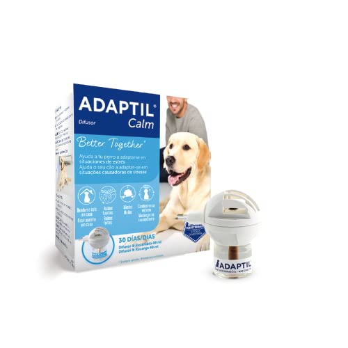 ADAPTIL Calm - Antiestrés para perros -  Ruidos fuertes - Difusor + Recambio