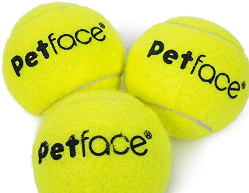 Petface- pelotas de tenis para perros - paquete de 12
