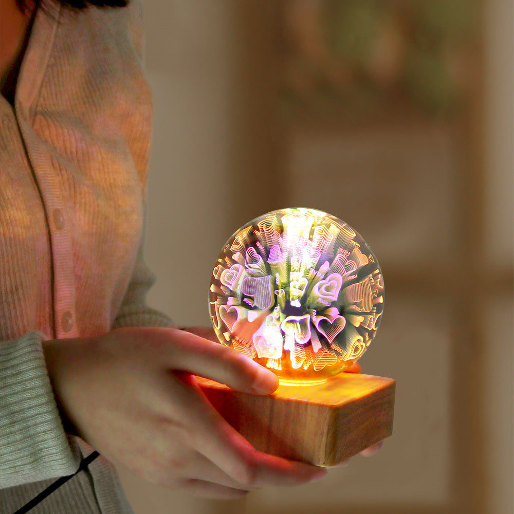 3D Lámpara decorativa fuegos artificiales USB- 3D Firework Crystals