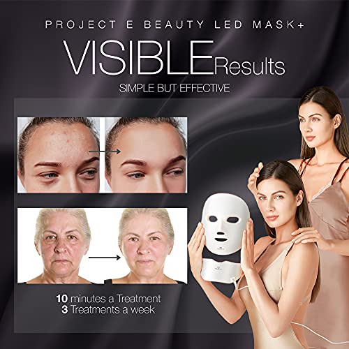 Project E Beauty Mascarilla de fotones para el cuello y la cara rejuvenecimiento de la piel.