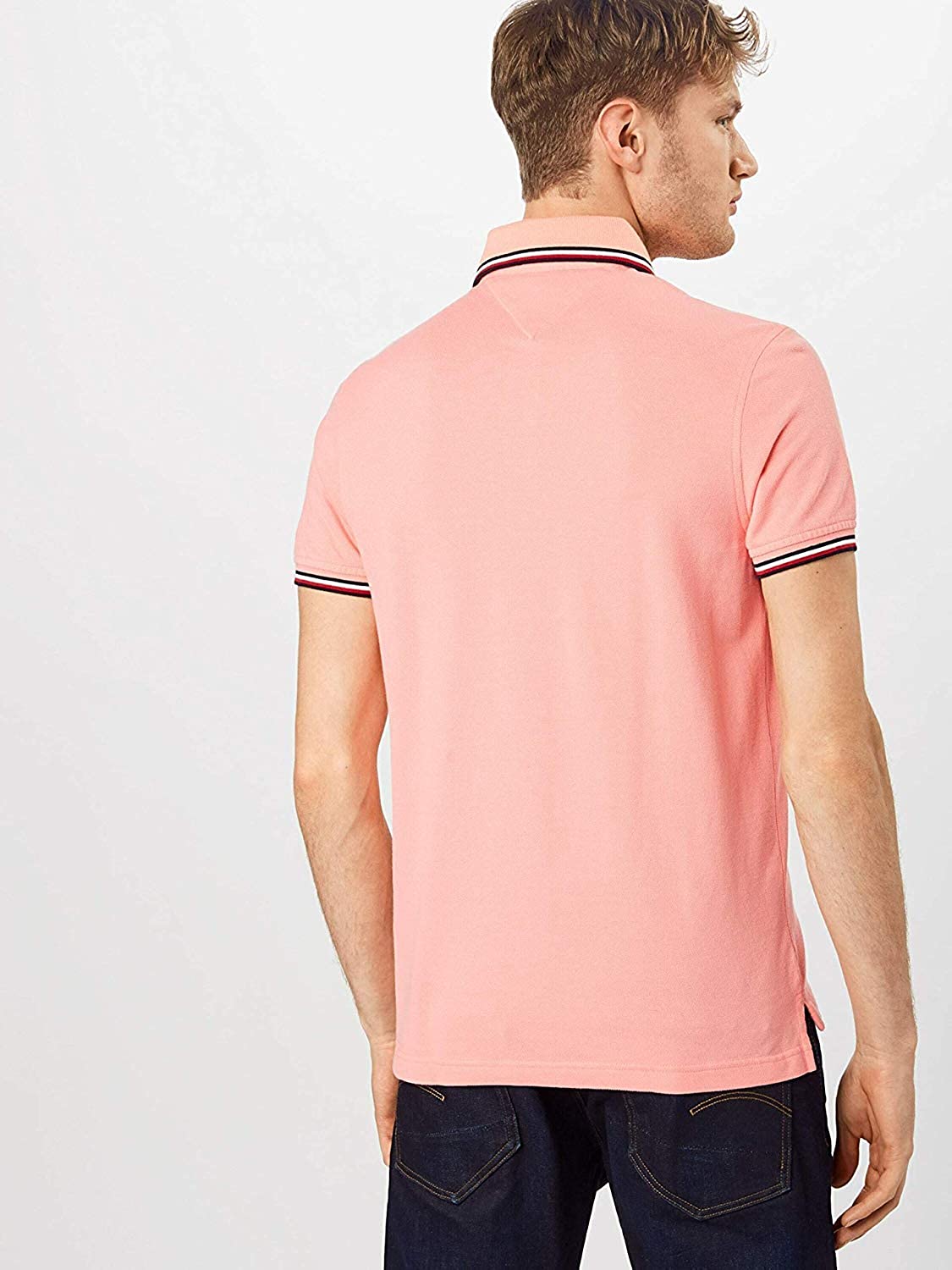 Tommy Hilfiger Polo Hombre Core Tommy Tipped Slim-Fit Polo