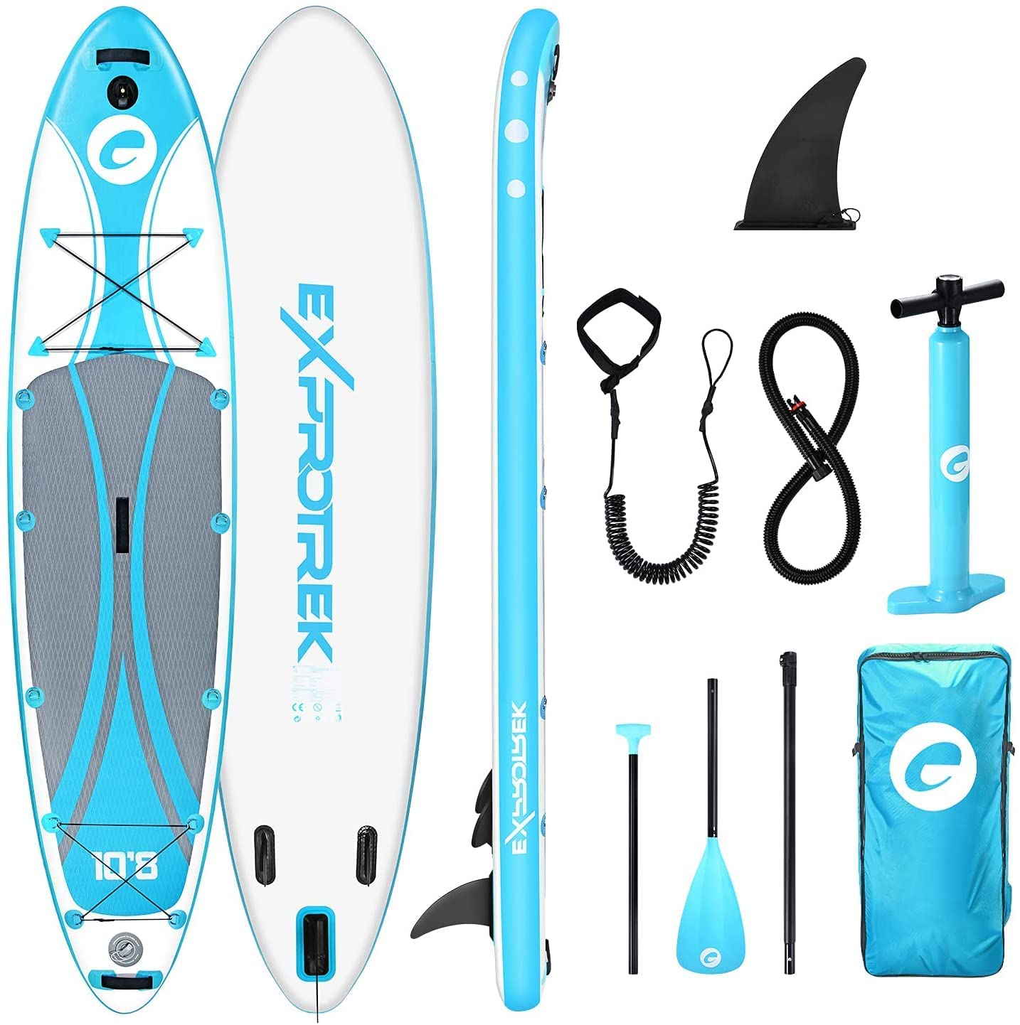 Tabla para Paddle Surf  Hinchable 8 Pulgadas de Espesor 200 KG MÁX