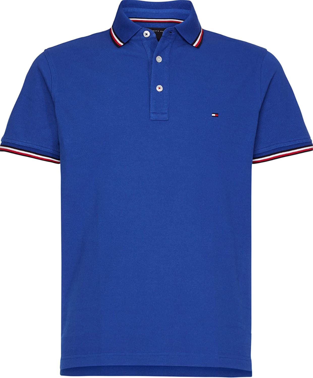 Tommy Hilfiger Polo Hombre Core Tommy Tipped Slim-Fit Polo